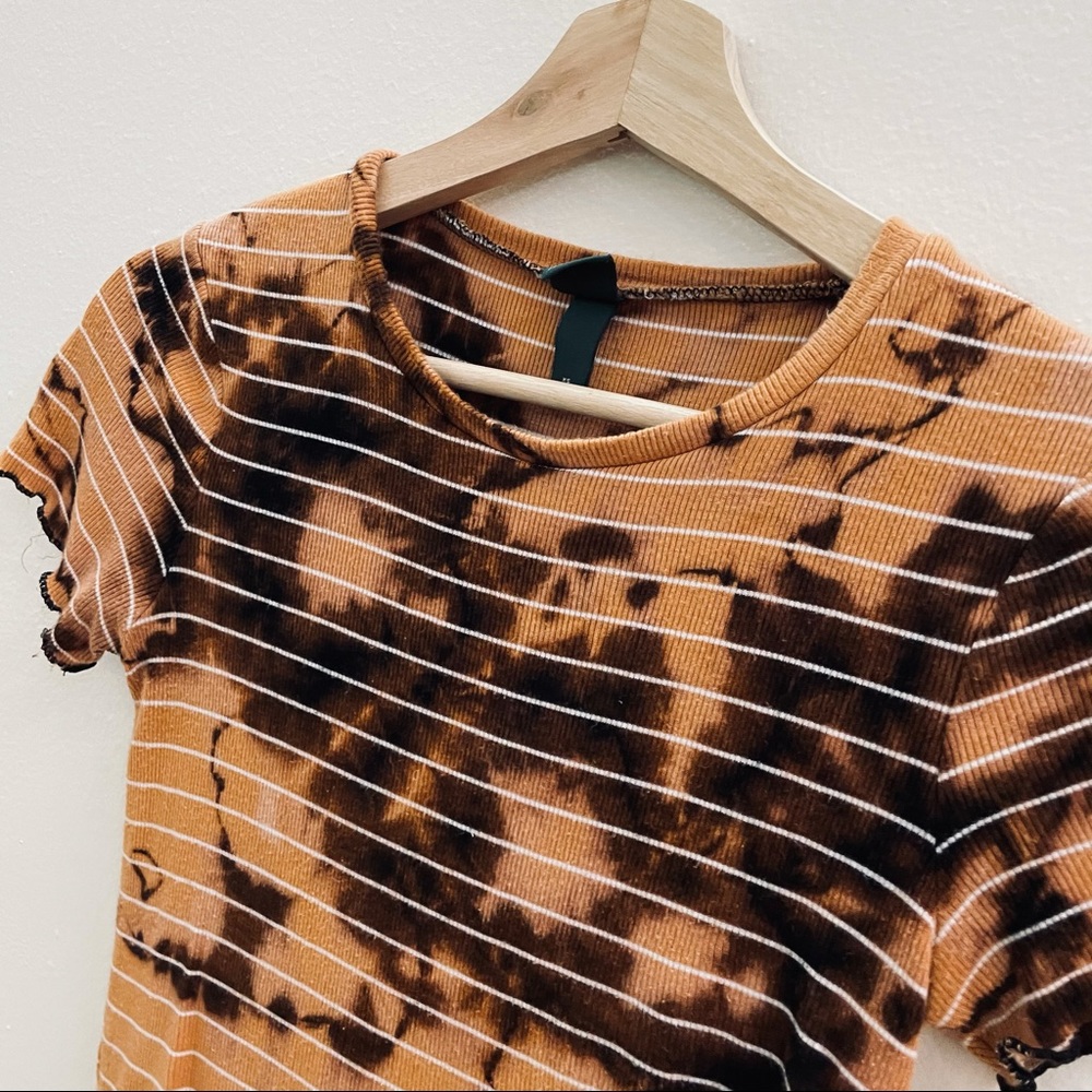 Reverse Dyed Crop Top